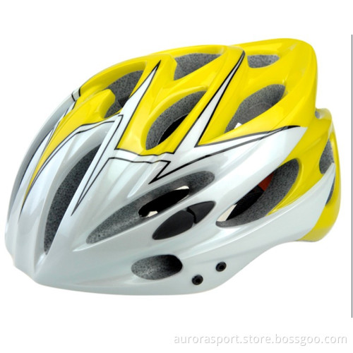 Bike helmet with in-mold technology